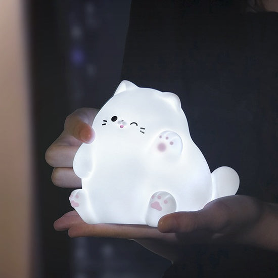 Pawzy – Wapperende Kat Nachtlamp Kind LED Slaaplamp Babykamer
