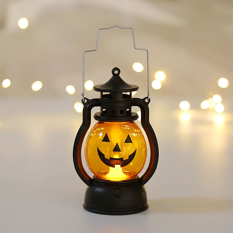 Halloween & Party Handlamp – Modern Zwart/Geel – LED 4.5 V