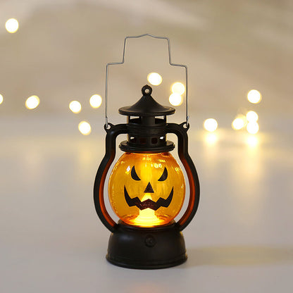 Halloween & Party Handlamp – Modern Zwart/Geel – LED 4.5 V
