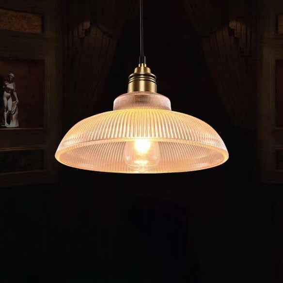 Moderne Glazen Hanglamp – Amber of Doorzichtig met Verstelbaar Snoer