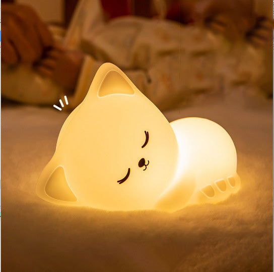 Tidy - Slapende Kat Nachtlamp LED Squishy