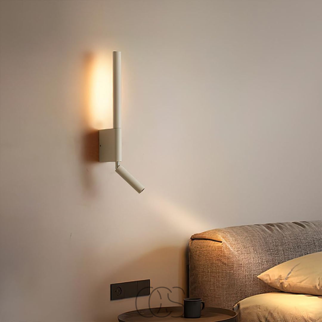 Saga – LED Wandlamp met Flexibele Leeslamp