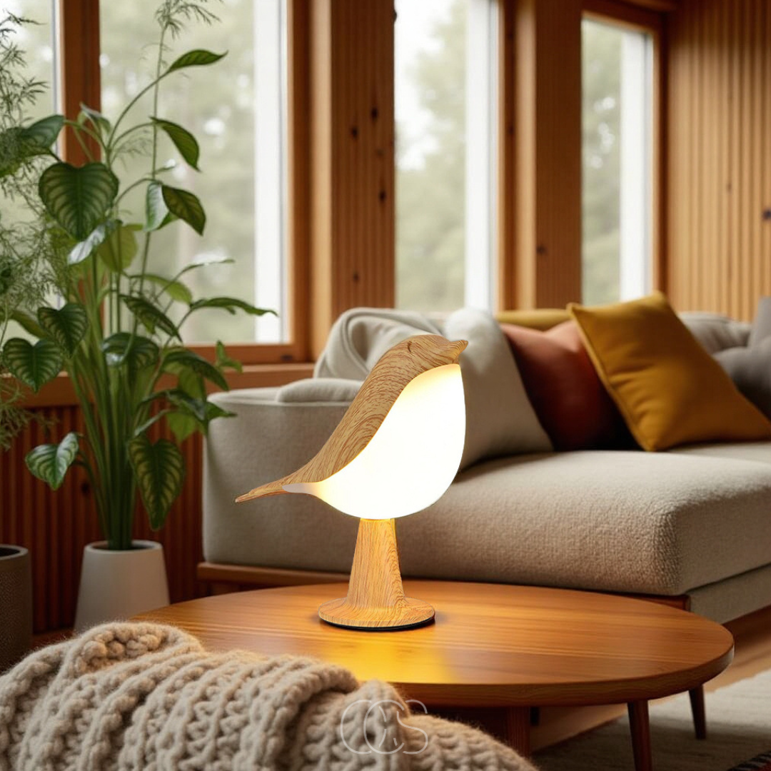 Ella – Houten Vogellamp met Scandinavisch Design