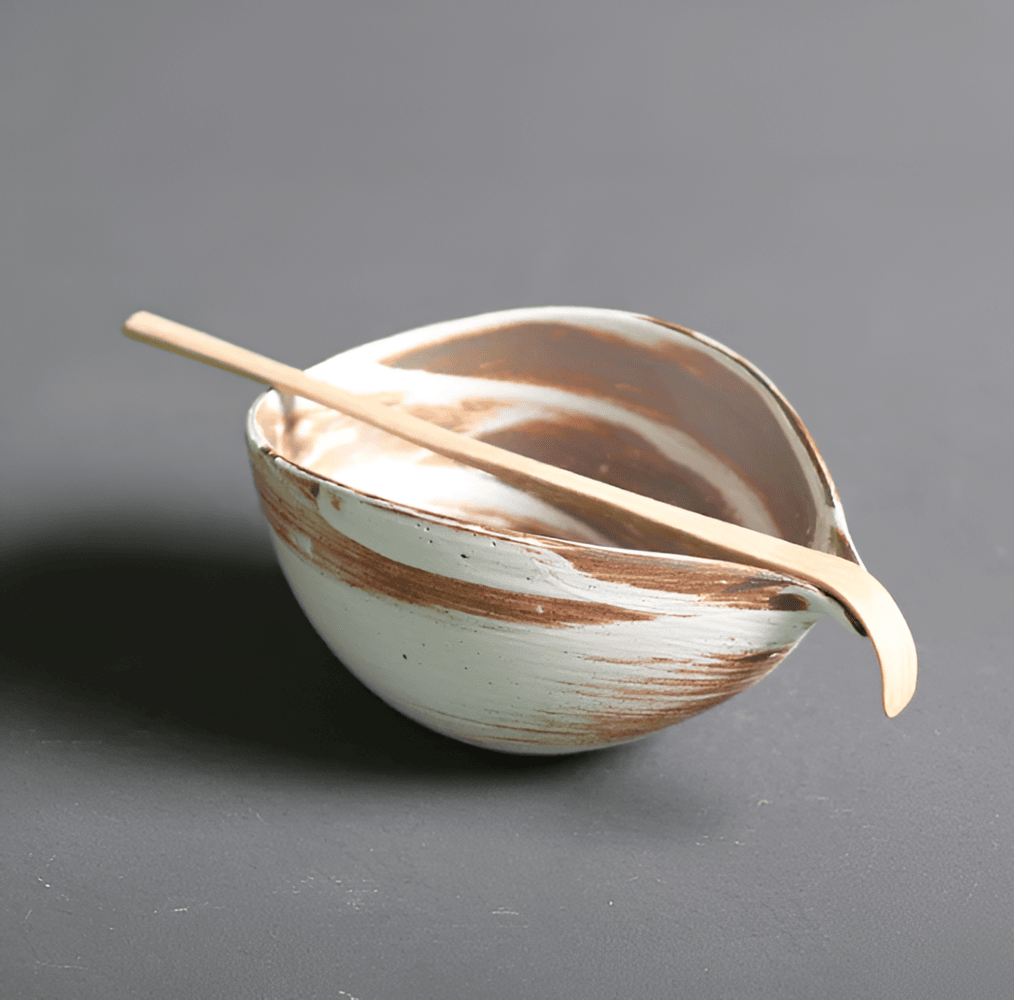 Matcha-set van Keramiek en Bamboe – 4-delig – Japans Theeset