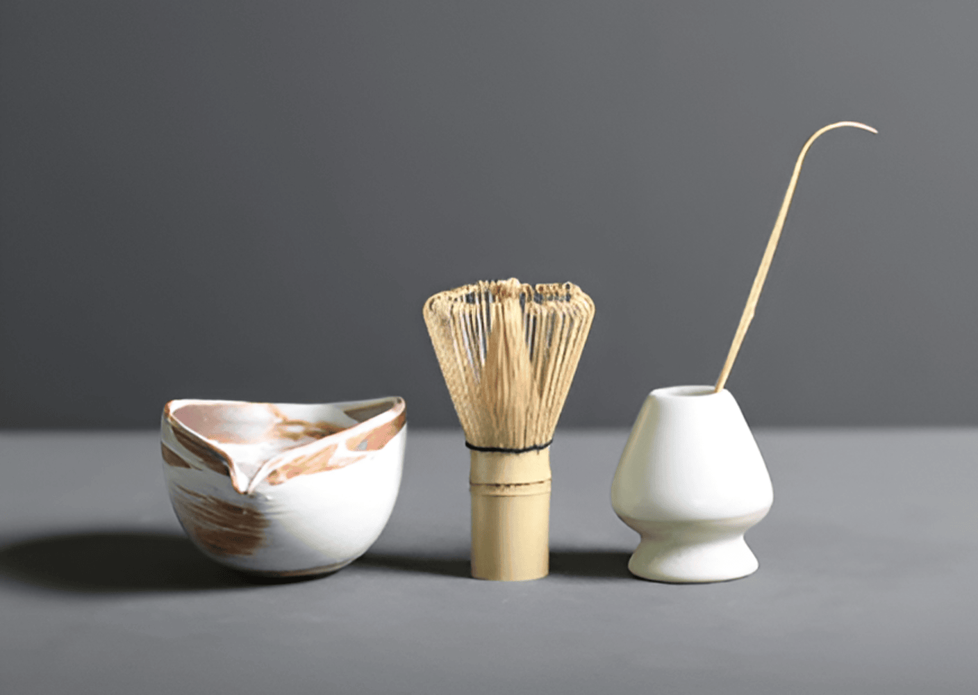 Matcha-set van Keramiek en Bamboe – 4-delig – Japans Theeset