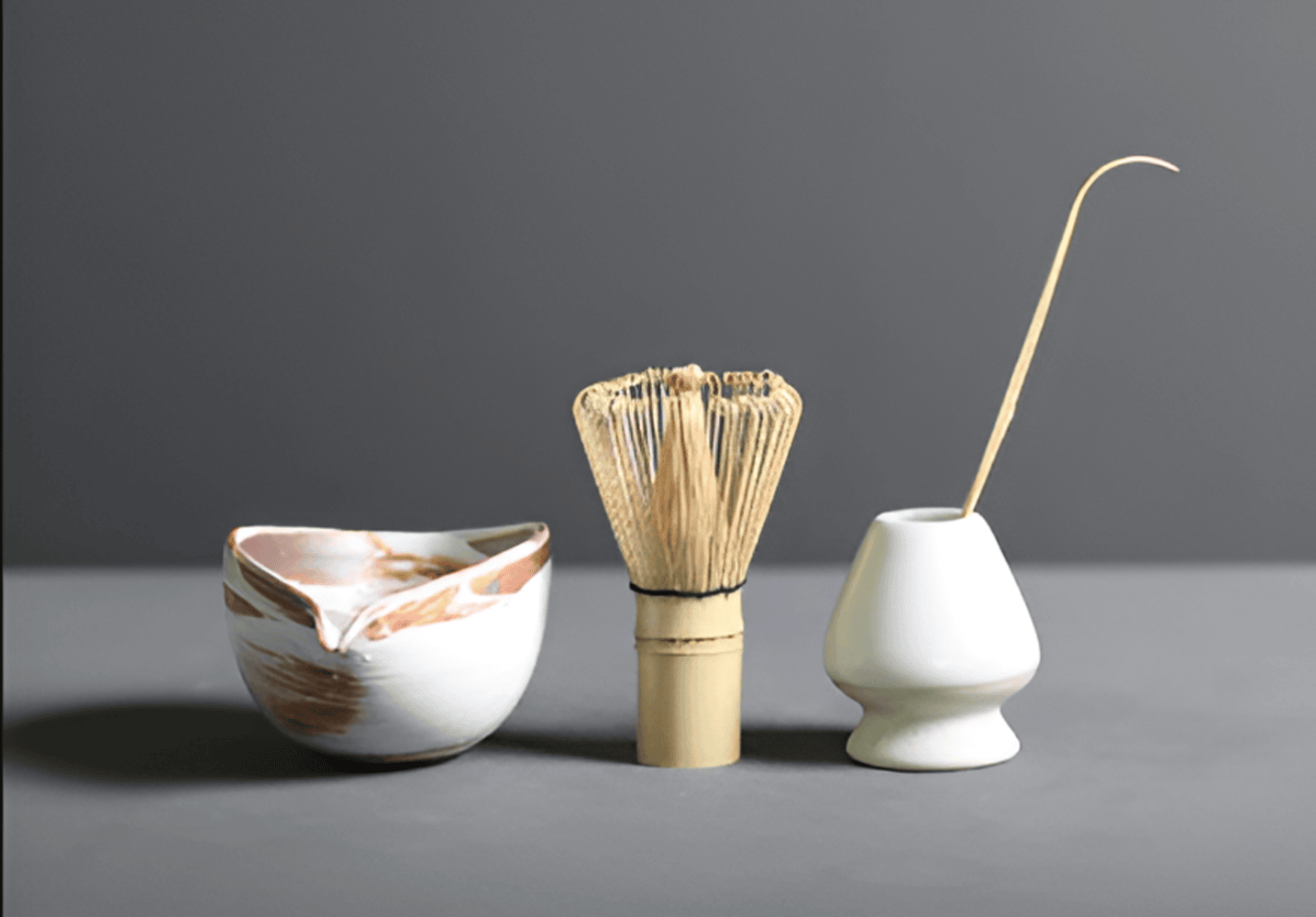 Matcha-set van Keramiek en Bamboe – 4-delig – Japans Theeset