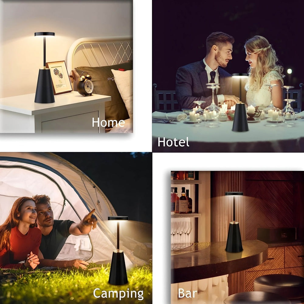 Lampe de Table Sans Fil Élégante – Éclairage Moderne de Luxe au Design Stylé