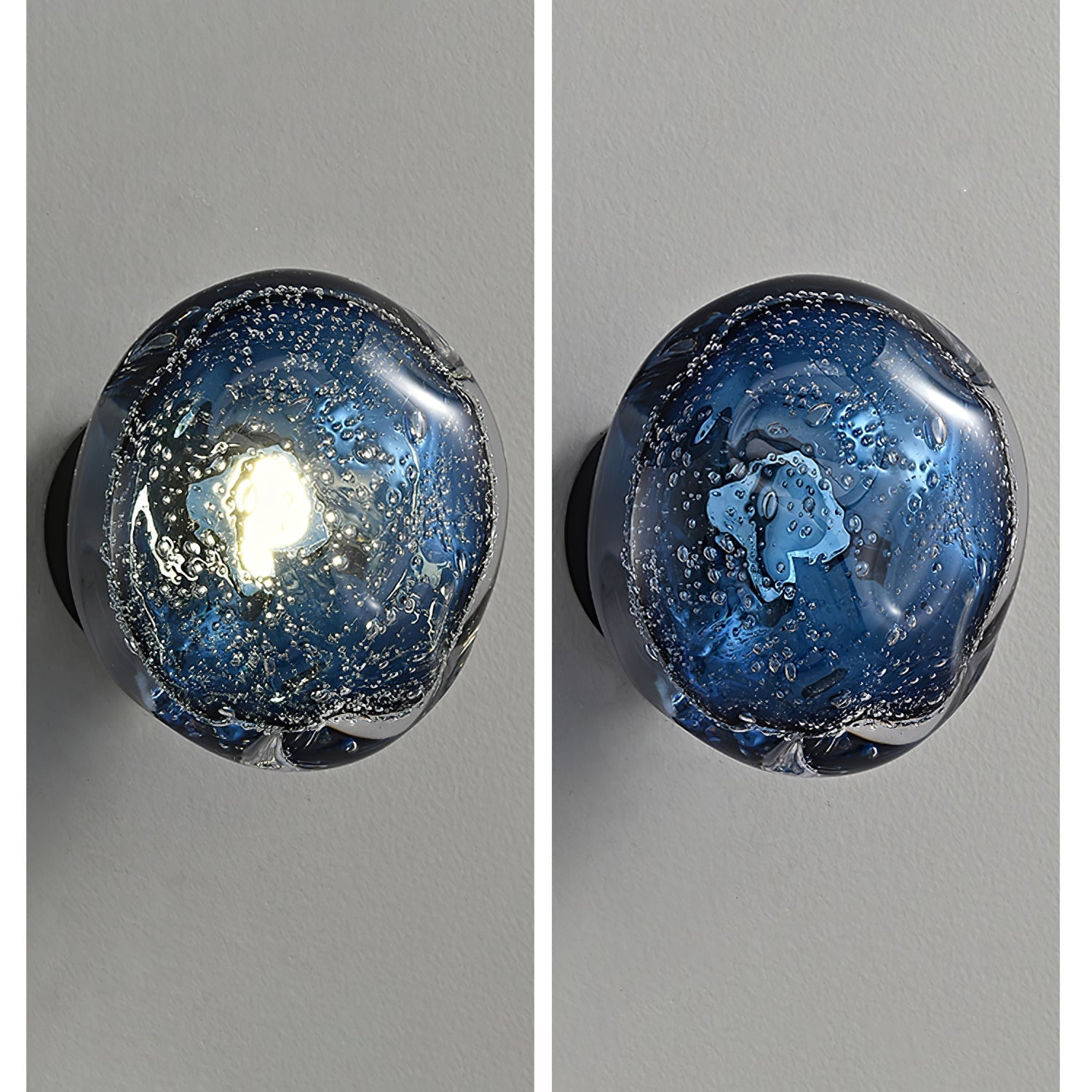 Moderne Handgevormde Glazen LED Wandlamp – Artistieke Sfeerverlichting voor Woonkamer & Slaapkamer