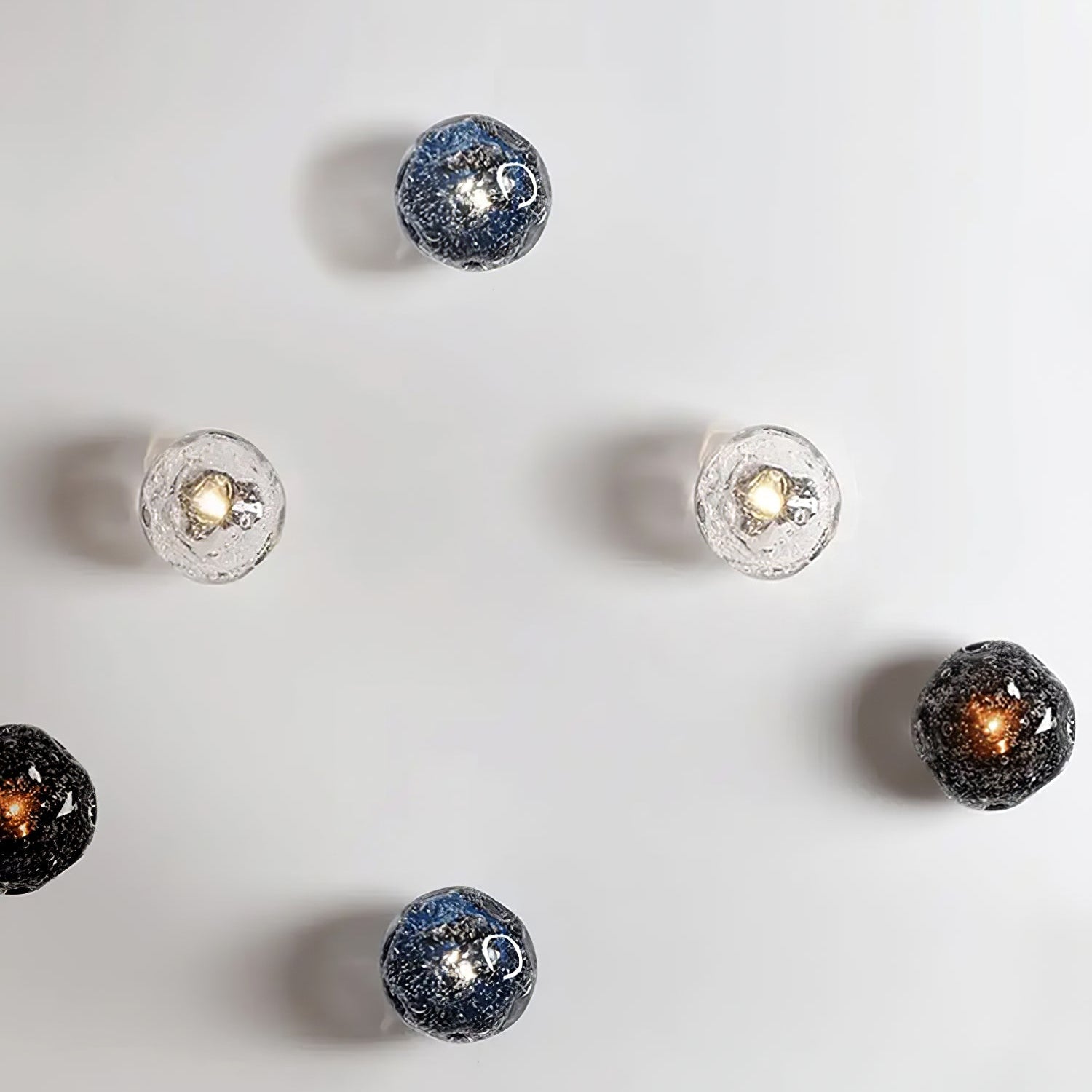 Moderne Handgevormde Glazen LED Wandlamp – Artistieke Sfeerverlichting voor Woonkamer & Slaapkamer