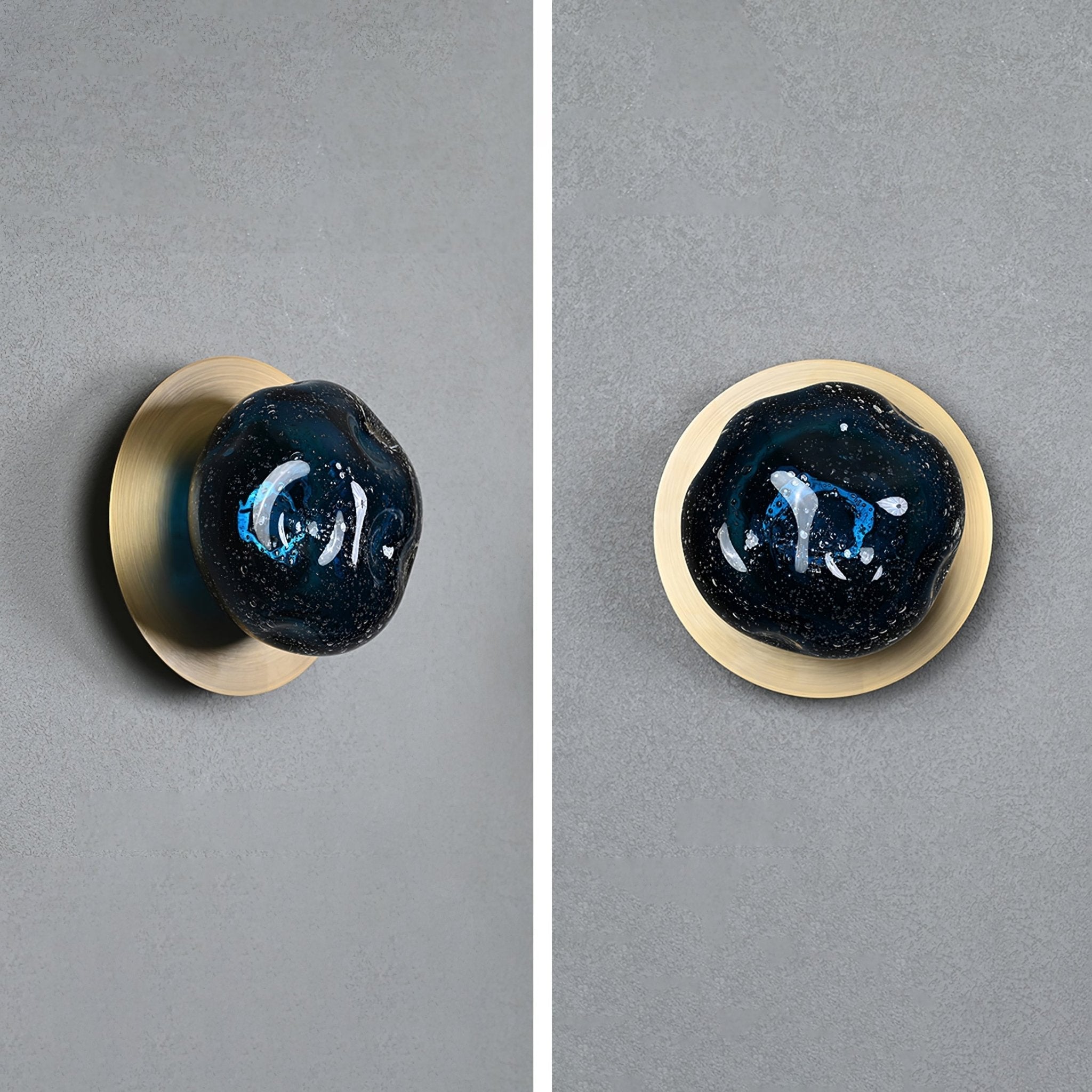 Moderne Handgevormde Glazen LED Wandlamp – Artistieke Sfeerverlichting voor Woonkamer & Slaapkamer