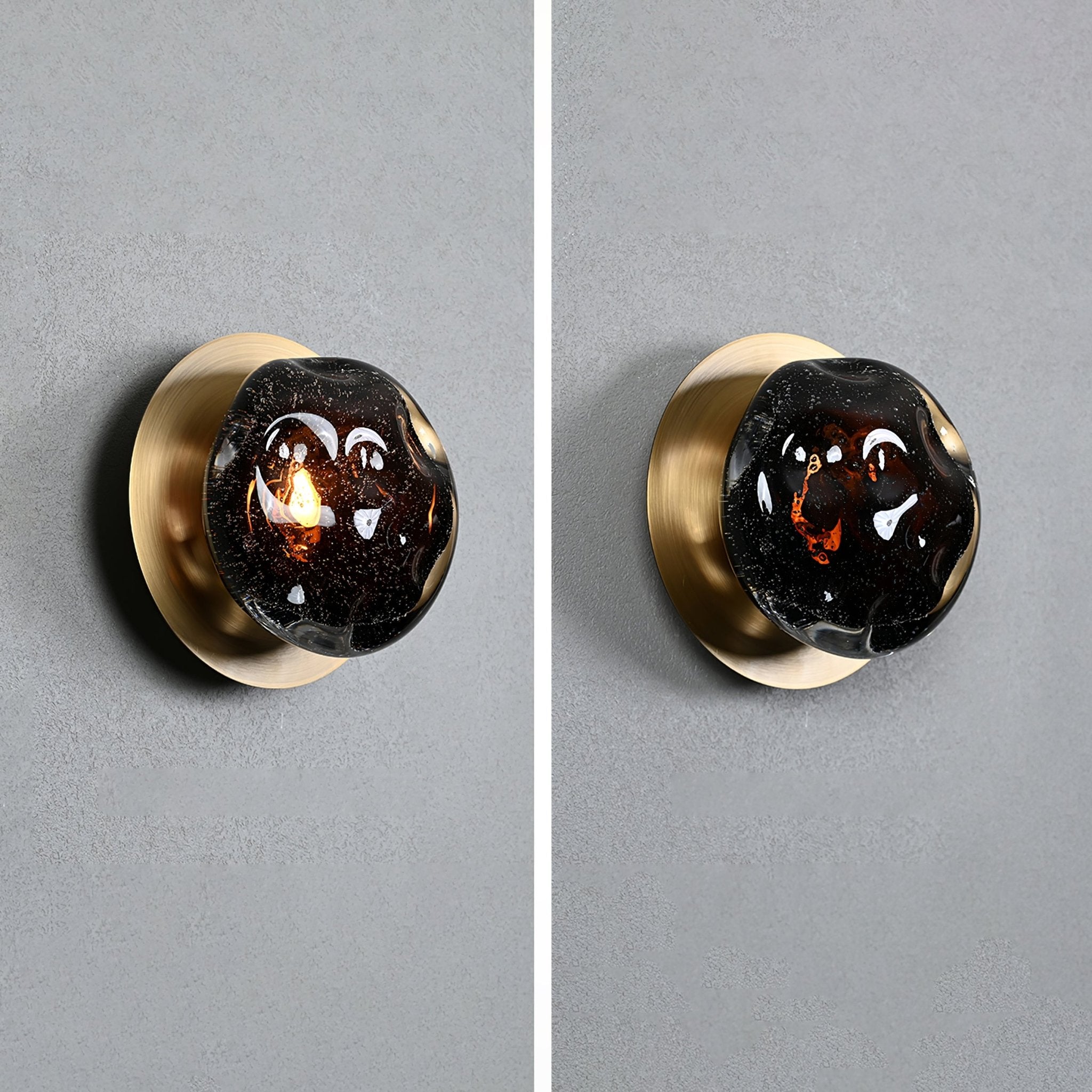 Moderne Handgevormde Glazen LED Wandlamp – Artistieke Sfeerverlichting voor Woonkamer & Slaapkamer