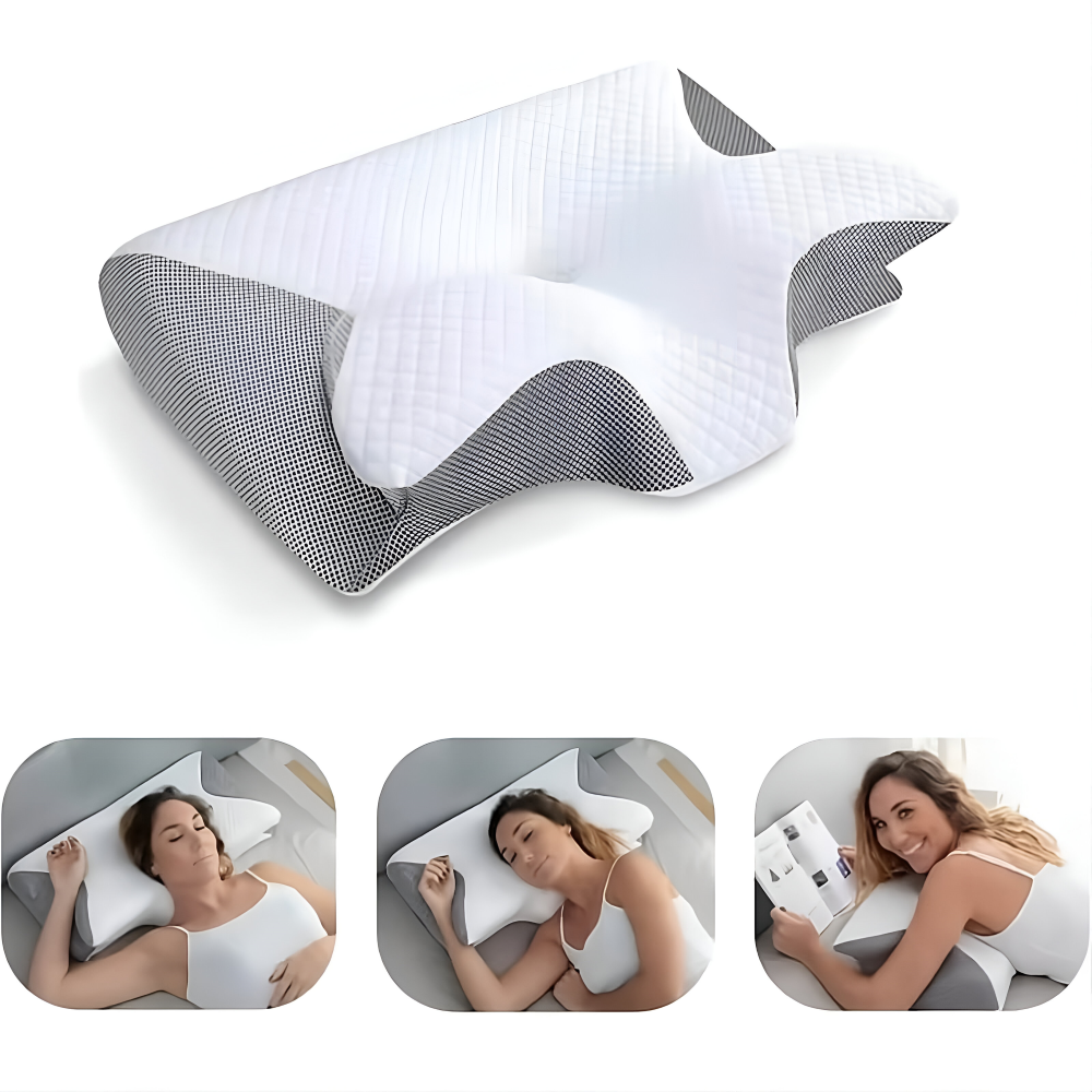 Oreiller Orthopédique Premium – Soutien Ultime de la Nuque et Confort