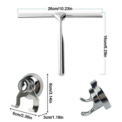 Professionele RVS Douchewisser – Luxe en Streeploze Schoonheid in uw Badkamer