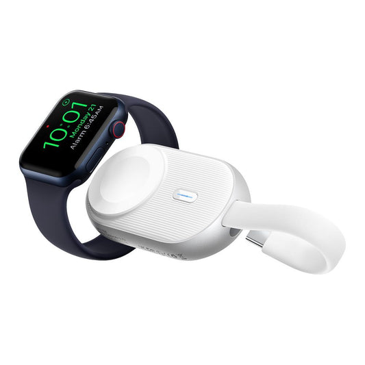 Lumio - Mini Powerbank 1200 mAh voor Apple Watch & AirPods – Superlicht & Compact