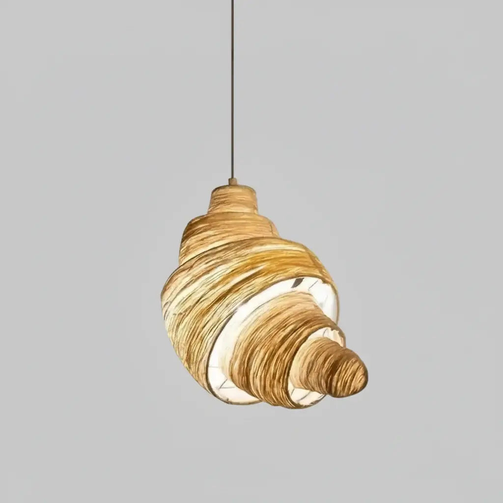 Spiraalvormige Stoffen Hanglamp | Moderne Sculpturale Plafondlamp
