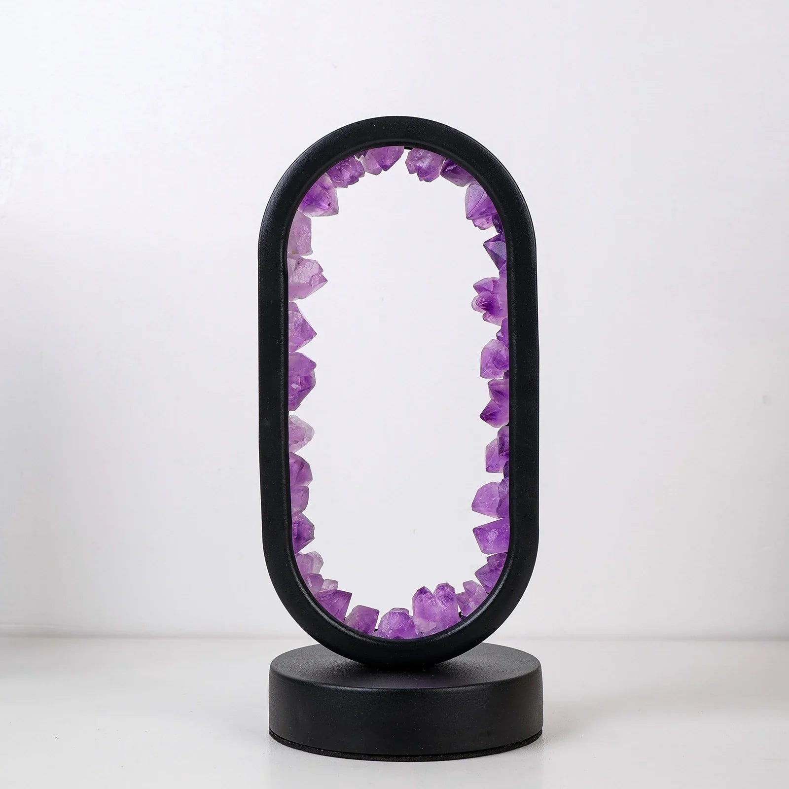 Lagom – Amethist Sereniteit Lamp met Natuurlijke Kristallen