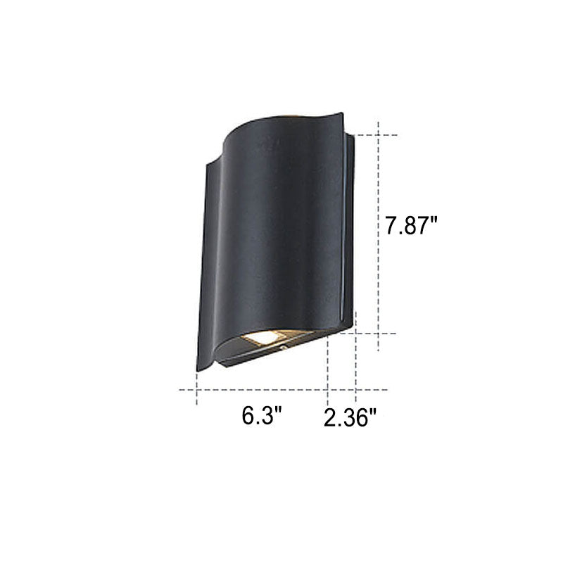 Moderne Minimalistische Aluminium Acryl Wandlamp – LED –  (2/4/6 Lichtbronnen)