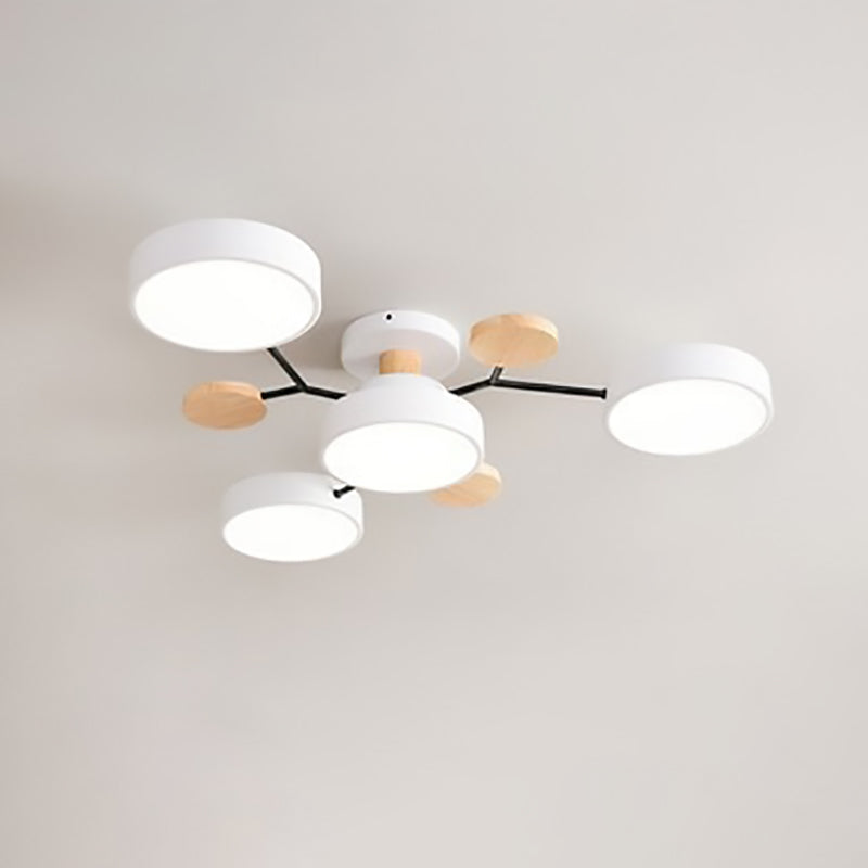 Scandinavische LED Plafondlamp Moleculair Design & Moderne Sfeerverlichting