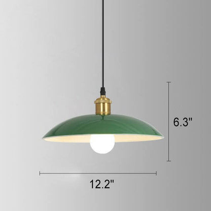 Industriële Groene Hanglamp – Meerdere Formaten