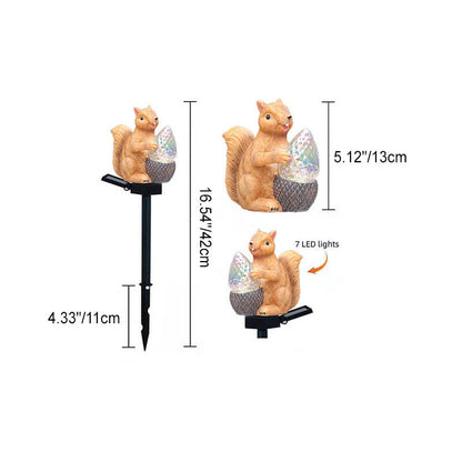 Eekhoorn Solar LED Tuinlamp – Geel – 2 V (1 Lichtbron)