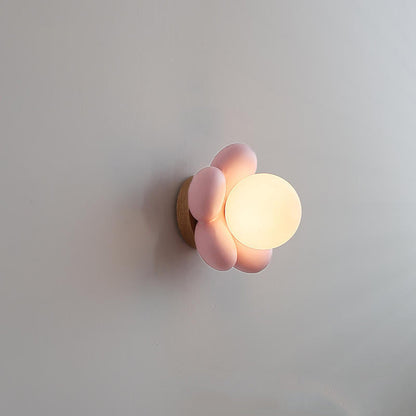 Moderne Keramische Wandlamp met Houten Detail – 220V-240V – Voor Slaapkamer & Woonkamer