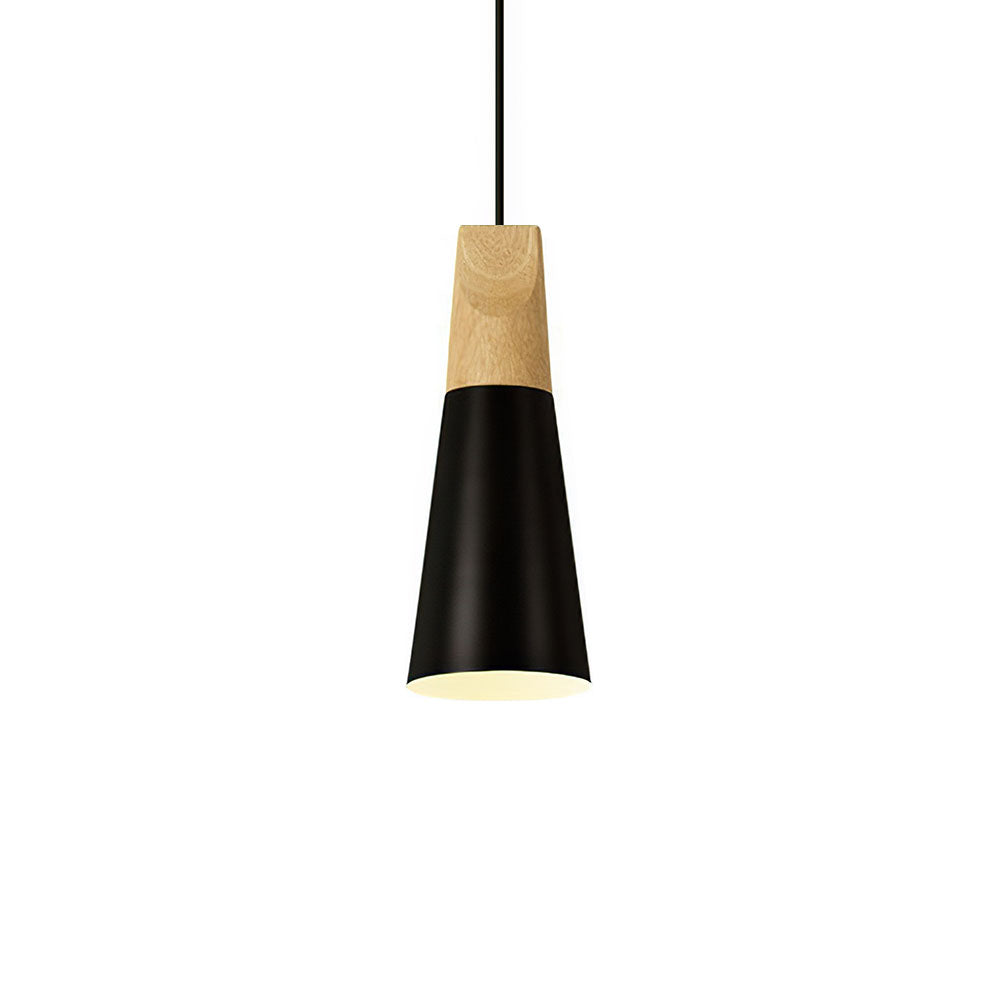Ovia – Scandinavische Hanglamp van Hout & Aluminium