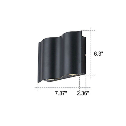 Moderne Minimalistische Aluminium Acryl Wandlamp – LED – 220V-240V (2/4/6 Lichtbronnen)