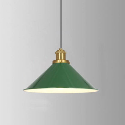 Industriële Groene Hanglamp – Meerdere Formaten