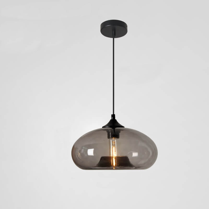 Industriële Glazen Hanglamp – Ø28 cm, Meerdere Kleuren, E26 Fitting