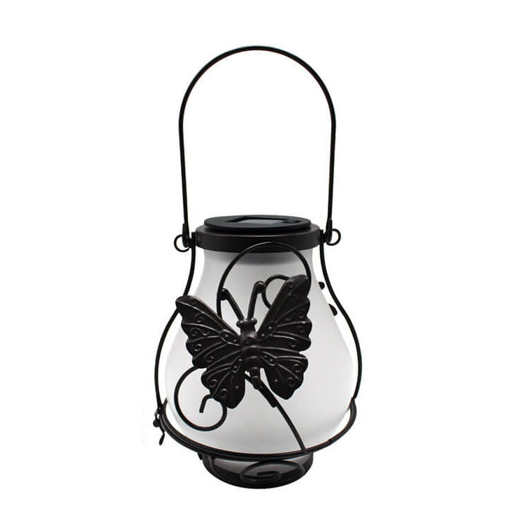 Decoratieve Solar LED Tuinlamp – Zwart – 1.2 V (1 LED)