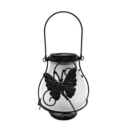 Decoratieve Solar LED Tuinlamp – Zwart – 1.2 V (1 LED)