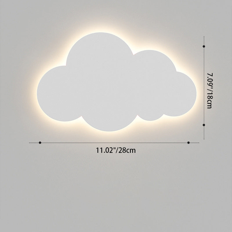 Creatieve Wandlamp met Wolkdesign – Wit/Roze/Blauw – LED 12W/15W