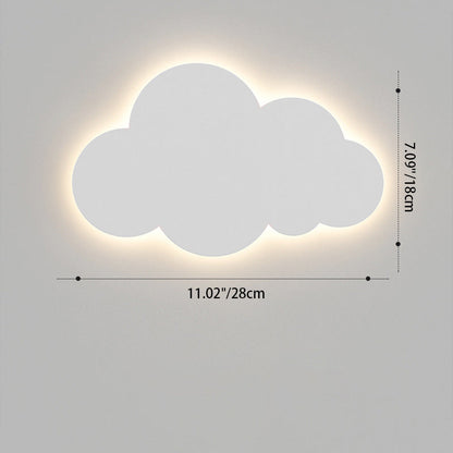 Creatieve Wandlamp met Wolkdesign – Wit/Roze/Blauw – LED 12W/15W