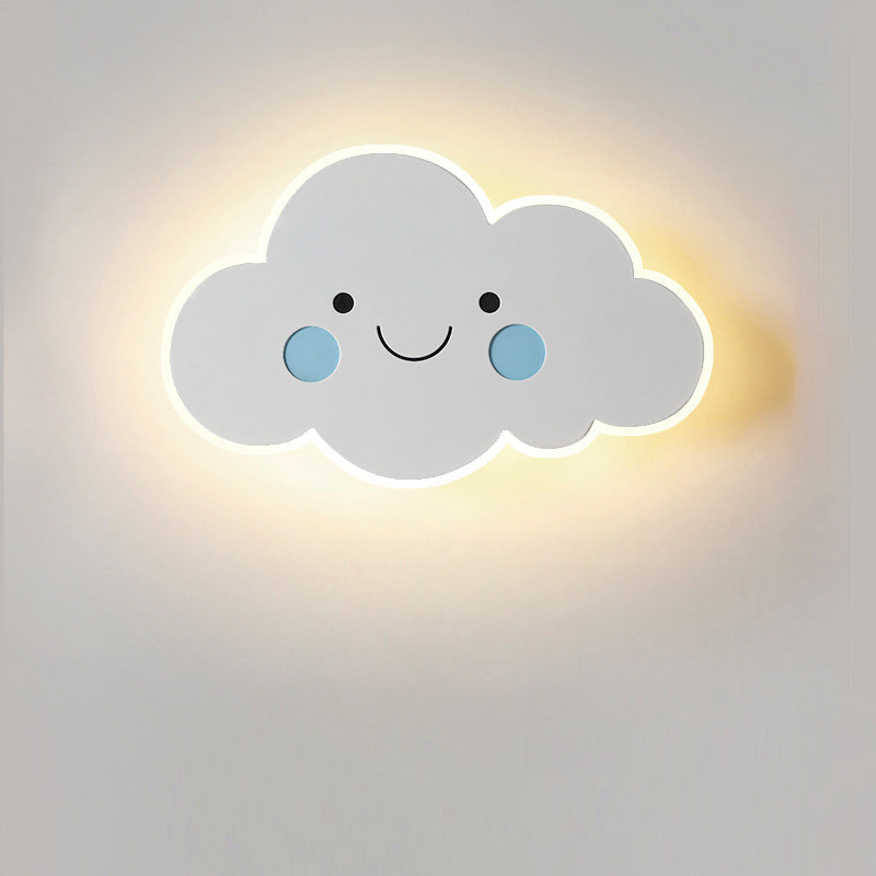 Creatieve Wandlamp met Wolkdesign – Wit/Roze/Blauw – LED 12W/15W