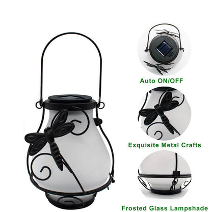 Decoratieve Solar LED Tuinlamp – Zwart – 1.2 V (1 LED)