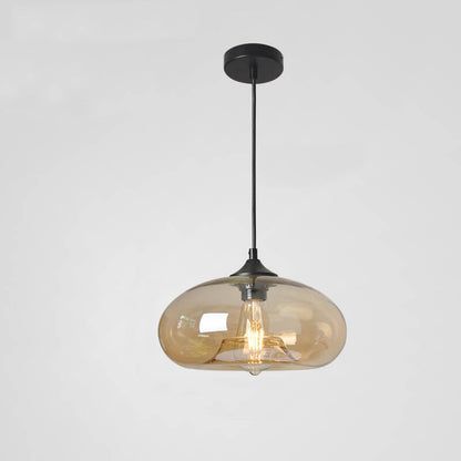 Industriële Glazen Hanglamp – Ø28 cm, Meerdere Kleuren, E26 Fitting