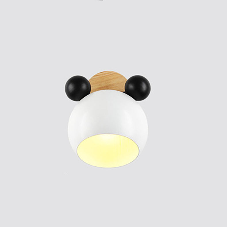 Scandinavische Cartoon Bear Dome Wandlamp – Kinderkamer Verlichting