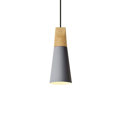 Ovia – Scandinavische Hanglamp van Hout & Aluminium