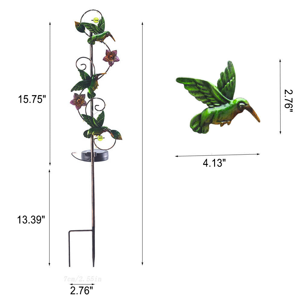 Kleurrijke Solar Buitenlamp – LED Tuinprikker, IP44 Waterdicht