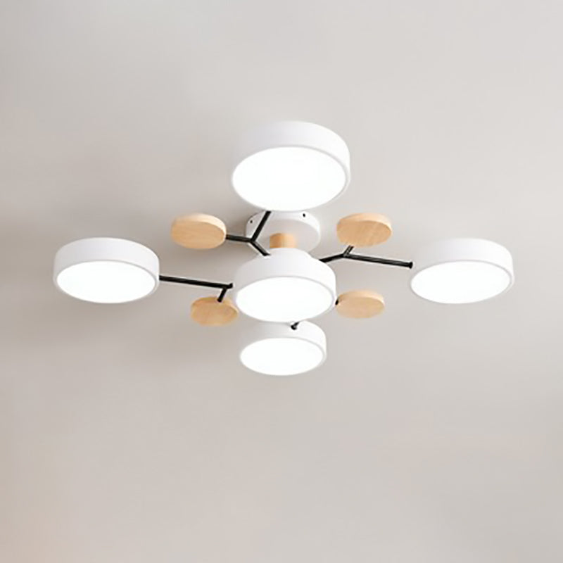 Scandinavische LED Plafondlamp Moleculair Design & Moderne Sfeerverlichting