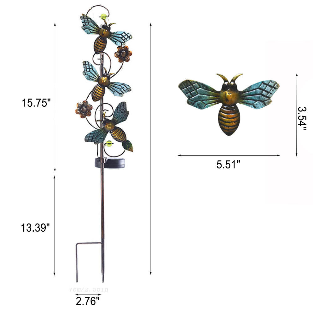 Kleurrijke Solar Buitenlamp – LED Tuinprikker, IP44 Waterdicht