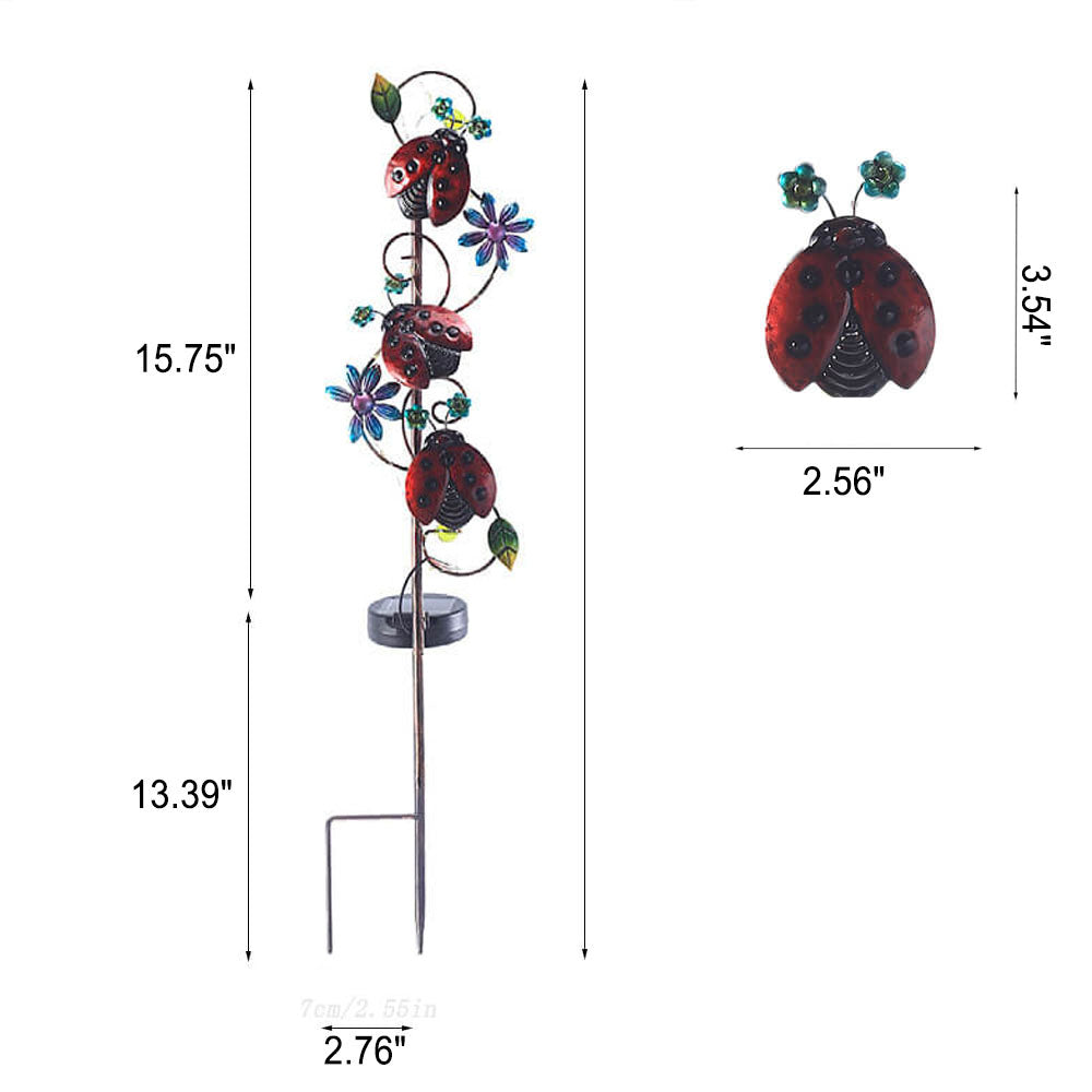 Kleurrijke Solar Buitenlamp – LED Tuinprikker, IP44 Waterdicht