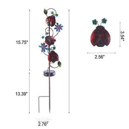 Kleurrijke Solar Buitenlamp – LED Tuinprikker, IP44 Waterdicht