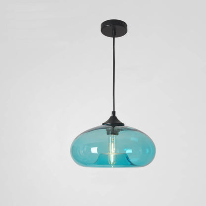 Industriële Glazen Hanglamp – Ø28 cm, Meerdere Kleuren, E26 Fitting