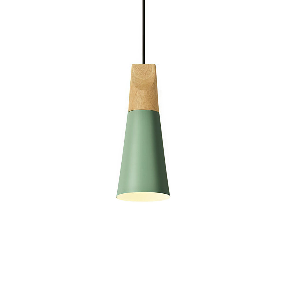Ovia – Scandinavische Hanglamp van Hout & Aluminium