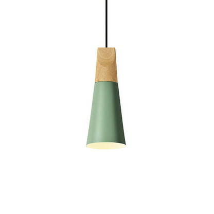 Ovia – Scandinavische Hanglamp van Hout & Aluminium