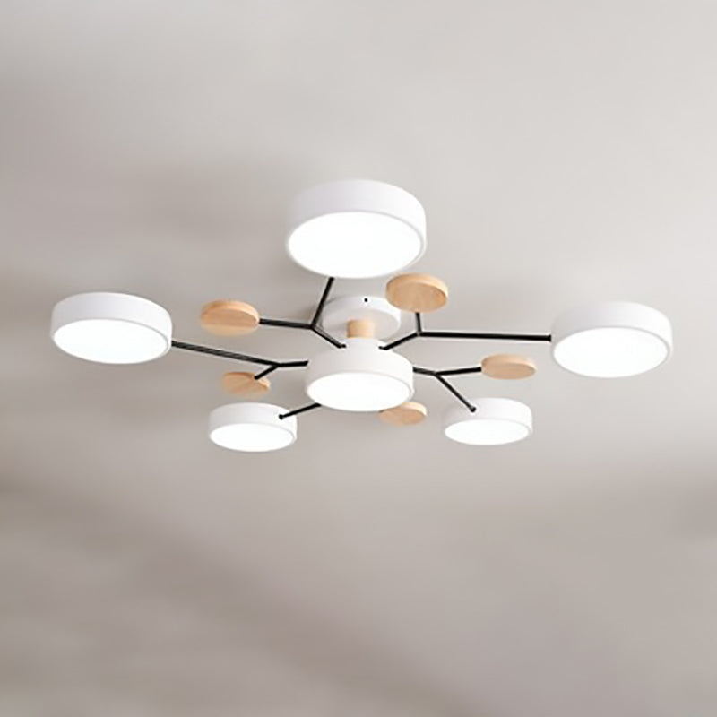 Scandinavische LED Plafondlamp Moleculair Design & Moderne Sfeerverlichting