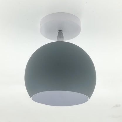 Moderne `Scandinavische Minimalistische Plafondlamp – IJzer & Hout in Meerdere Kleuren