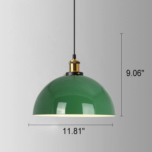 Industriële Groene Hanglamp – Meerdere Formaten