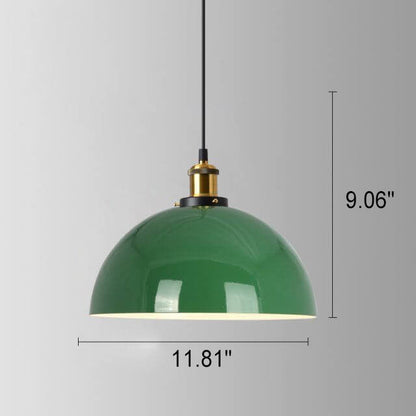 Industriële Groene Hanglamp – Meerdere Formaten
